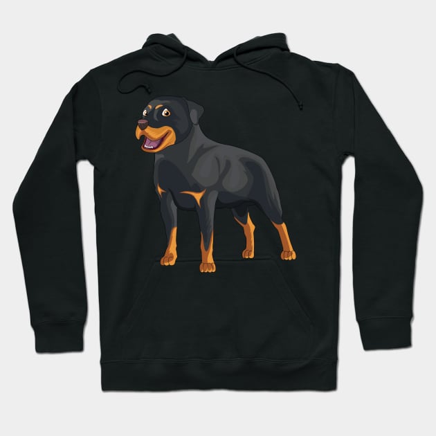 Rottweiler - Gift For Rottweiler Owner no tail,dog, Lover Hoodie by HarrietsDogGifts